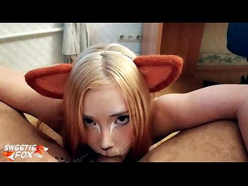 ❤️ Kitsune loro dick na kụkọba n'ọnụ ya ️❌ Ihe gba ọtọ ❌️